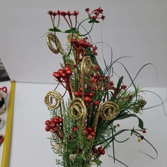 Festive Floral Stem Set - Gold Accents - Picture 10 of 10
